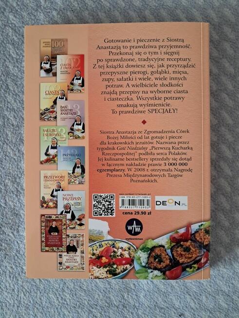 Książka – „Specjały Siostry Anastazji”, do sprzedania