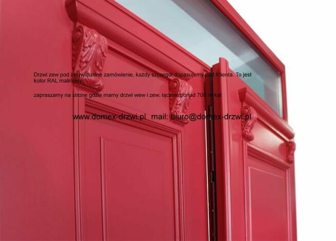 Drzwi drewniane wew i zew - najtaniej od producenta