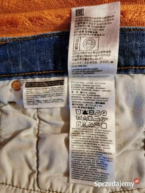 Levis 512 Slim Fit Taper W33 L32 Jeansy Super wygodne