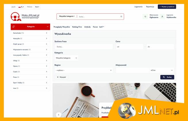 Strona Internetowa | SKLEP Internetowy | AUKCYJNY, OGŁOSZEŃ