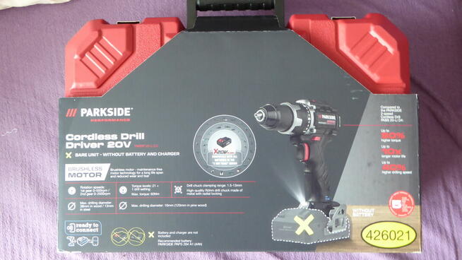 Wiertarko-wkrętarka Parkside Performance PDSSAP 20 Li C3