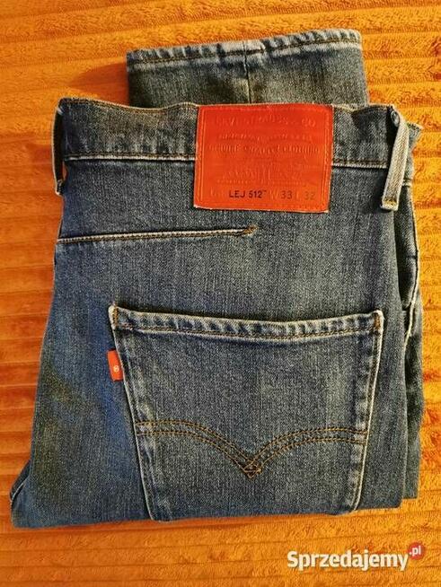 Levis 512 Slim Fit Taper W33 L32 Jeansy Super wygodne