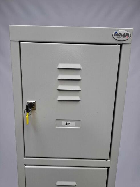 Szafa metalowa socjalna 5 skrytkowa Malow Litpol - duża ilość