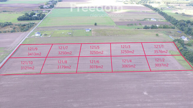 Nieżyn, duże działki, 13km od Kołobrzegu