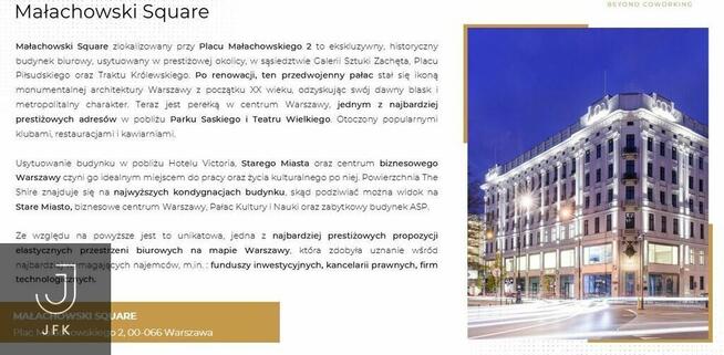 Biura w Małachowski Square – Warszawski Prestiż