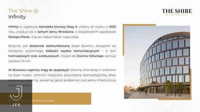 INFINITY – Nowoczesne Biura w Centrum Wrocławia