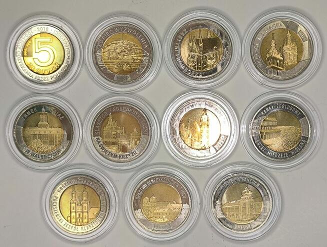 5zł-12 monet okolicznościowych z serii Odkryj Polskę 2018-25