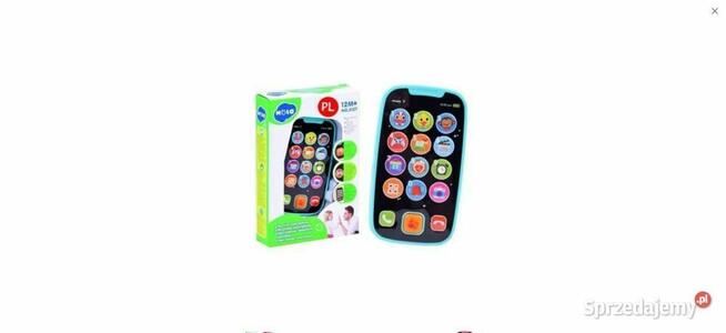 Telefon dla dzieci Hola 12,5 cm x 7 cm różowy uczy 2 języki