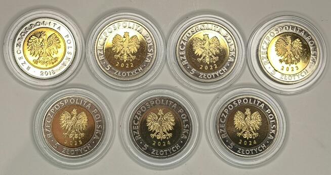 5zł-8 monet okolicznościowych z serii Odkryj Polskę 2018-25r