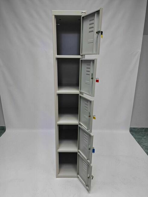 Szafa metalowa socjalna 5 skrytkowa Malow Litpol - duża ilość