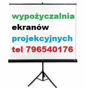 WYNAJEM WYPOŻYCZALNIA PROJEKTORÓW MULTIMEDIALNYCH I EKRANÓW