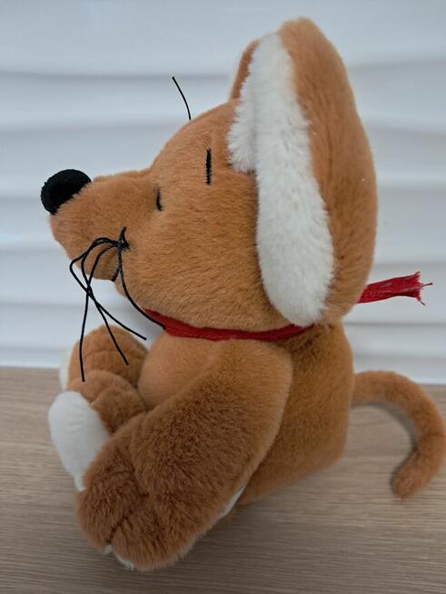 Zabawka pluszowa – myszka beżowa, do sprzedania