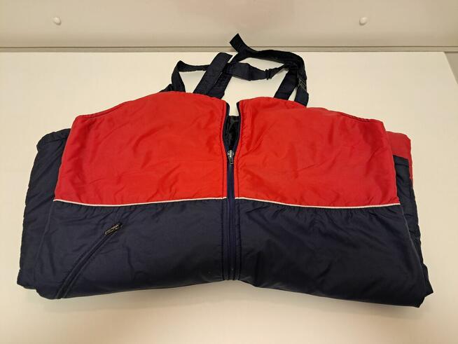 Kombinezon zimowy, dwuczęściowy, sportowy, ocieplany