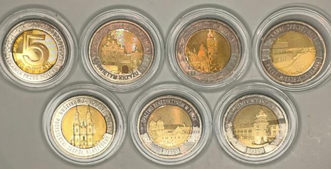 5zł-8 monet okolicznościowych z serii Odkryj Polskę 2018-25r