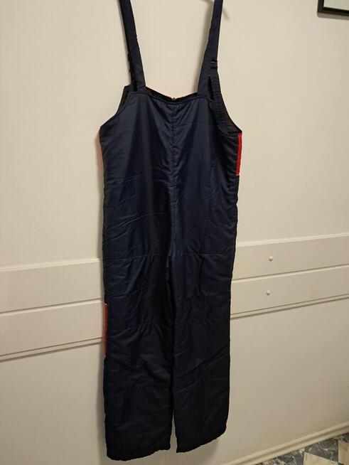 Kombinezon zimowy, dwuczęściowy, sportowy, ocieplany