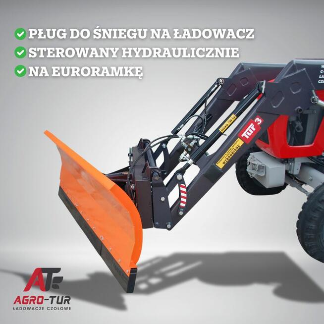 PŁUG DO ŚNIEGU DO ŁADOWACZA CZOŁOWEGO ( PŁUG DO TURA)