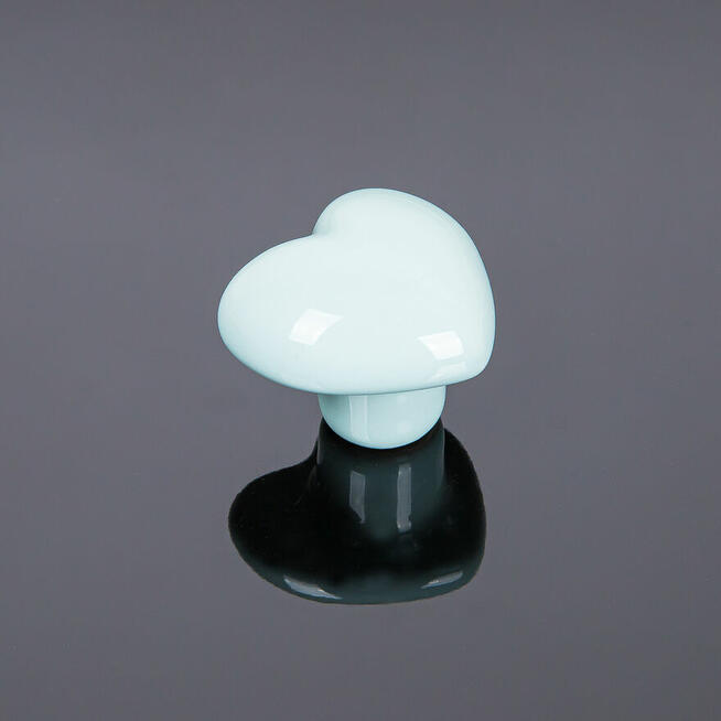 Gałka porcelanowa SERCE różne kolory