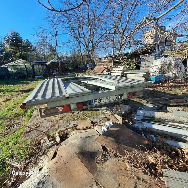 Przyczepa laweta 1960DMC Zadbaną 4.5m Nowy PT i OC