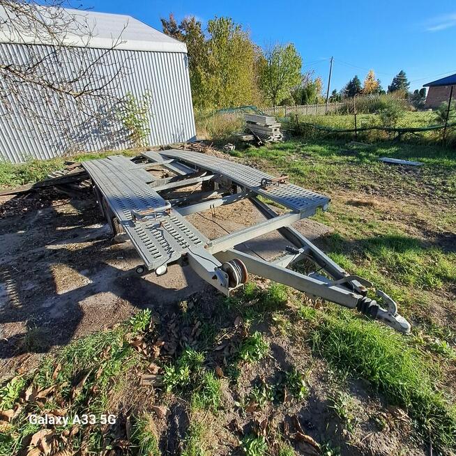 Przyczepa laweta 1960DMC Zadbaną 4.5m Nowy PT i OC