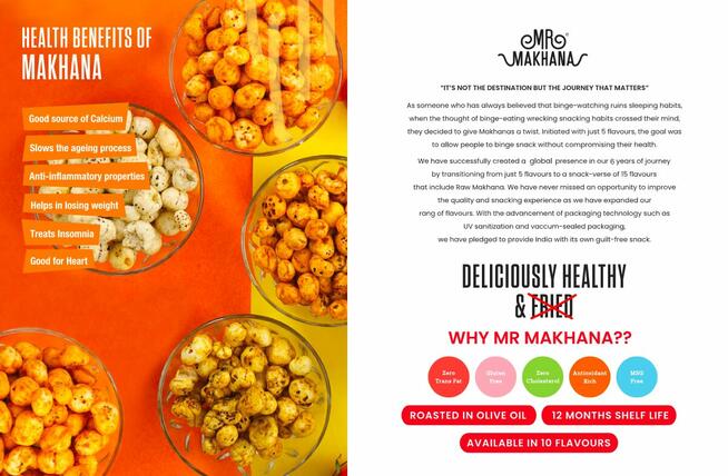 Zostań dystrybutorem Makhany – zdrowej przekąski z Indii!