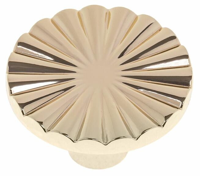 Uchwyt meblowy półokrągły i gałka z serii FLOWERS