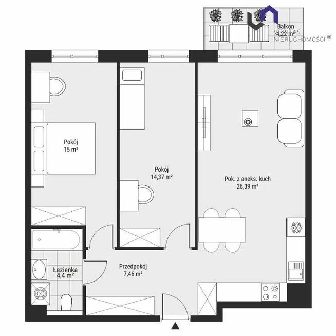 Mieszkanie Katowice Wełnowiec, Bytkowska