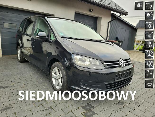 Volkswagen Sharan 7 osobowy*nawigacja*manual*led*xenon*HAK*opłacony