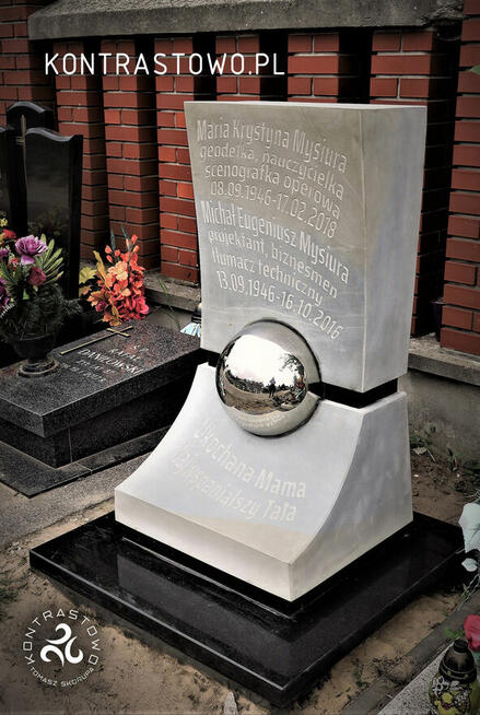 Nietypowe nagrobki, kamieniarstwo artystyczne Kontrastowo