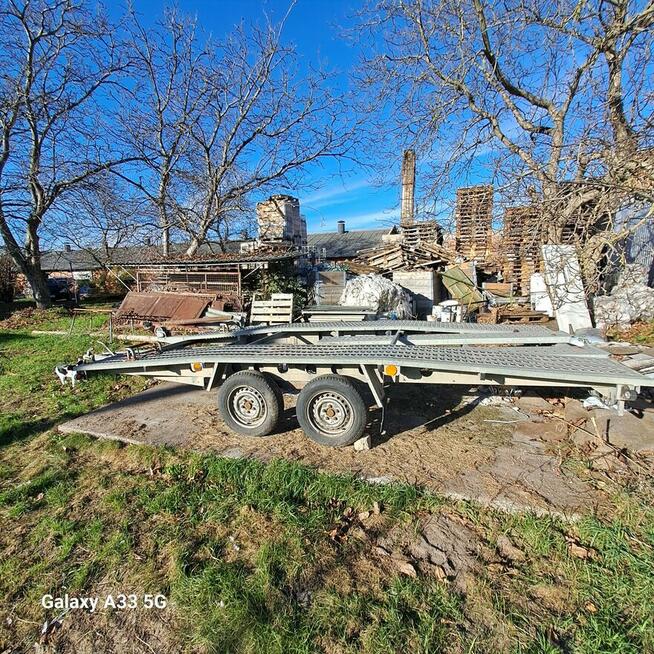 Przyczepa laweta 1960DMC Zadbaną 4.5m Nowy PT i OC