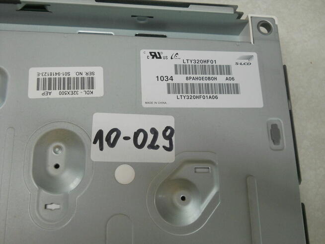 Matryca LCD LTY320HF01 z TV Sony KDL-32EX500 10-029