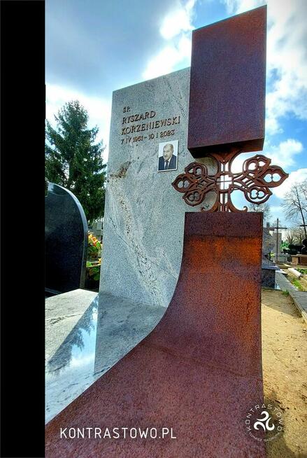 Nietypowe nagrobki, kamieniarstwo artystyczne Kontrastowo