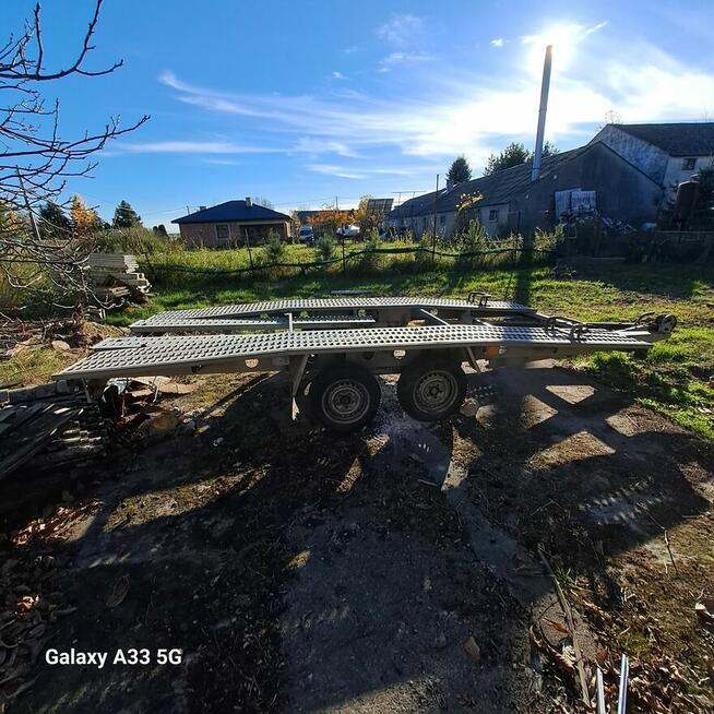 Przyczepa laweta 1960DMC Zadbaną 4.5m Nowy PT i OC