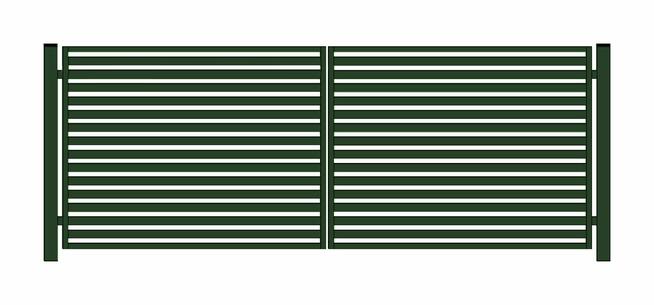 Brama ogrodzeniowa typ WALL 60 szer.3m x 1,50 m różne kolory