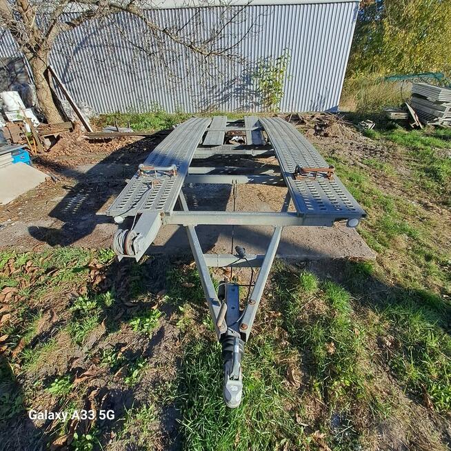 Przyczepa laweta 1960DMC Zadbaną 4.5m Nowy PT i OC