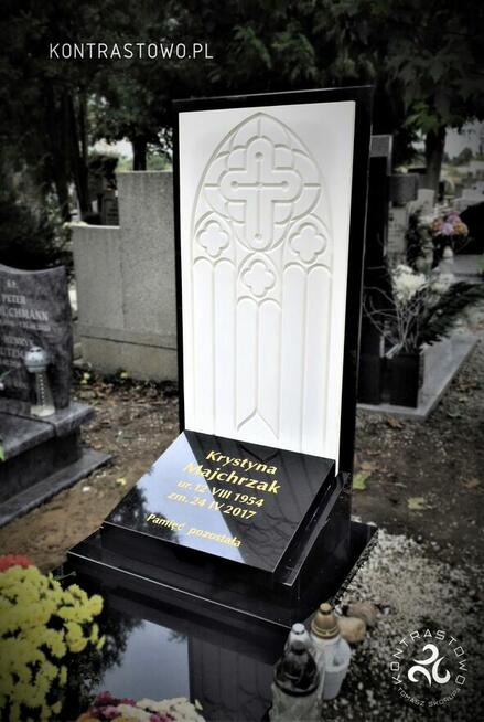 Nietypowe nagrobki, kamieniarstwo artystyczne Kontrastowo