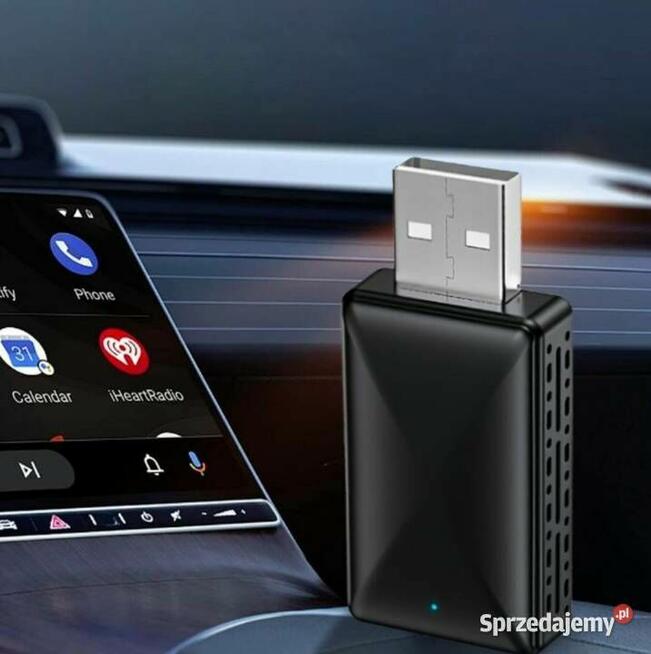 Bezprzewodowy Adapter USB CarPlay do iPhone iOS ANDROID Łódź