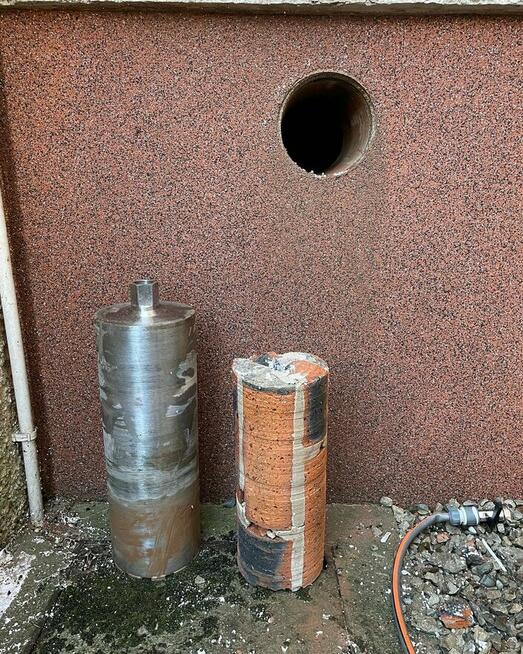 Wiercenie w betonie techniką diamentową Przewierty
