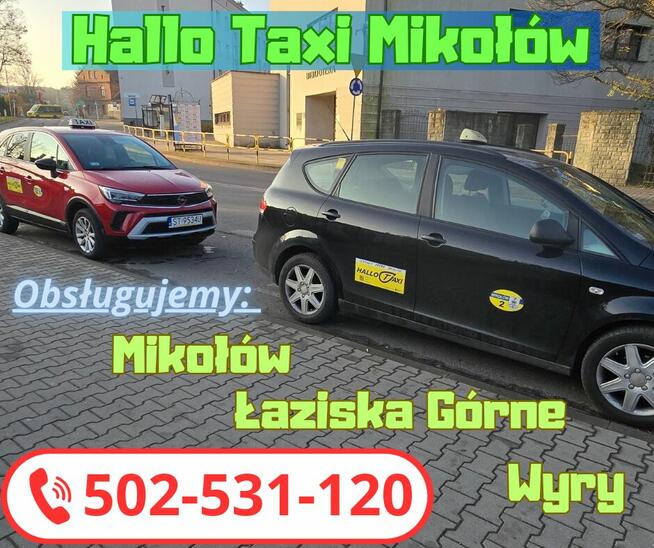 Taxi Wyry Mikołów tel. 502-531-120