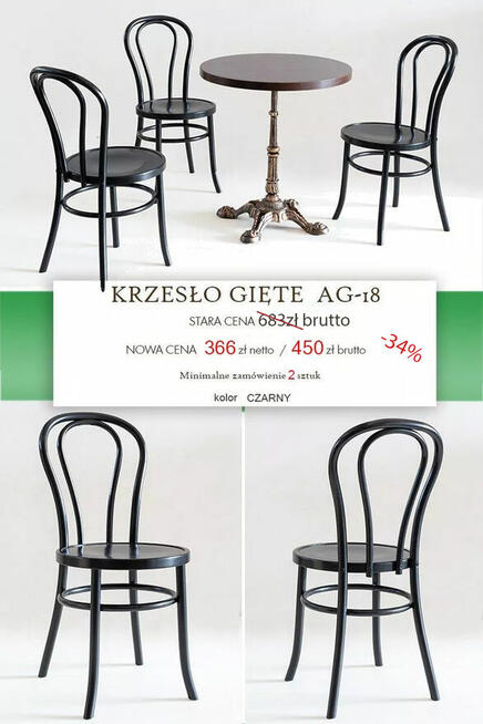 Nowoczesne i stylowe hokery krzesła do restauracji Warszawa