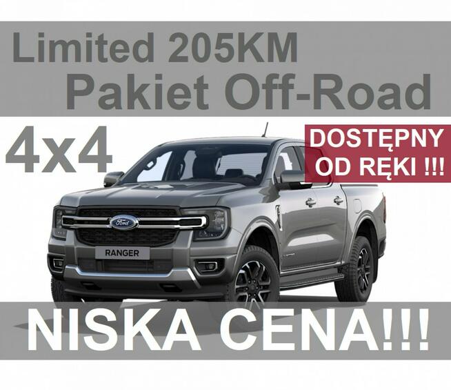 Nowy Ranger Limited 205KM 4x4 Pakiet Off-Road Niska Cena  2328 zł