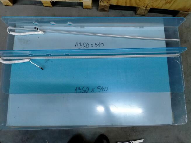 Plexy do witryny Festival 10 old. Wymiar 1360x540.