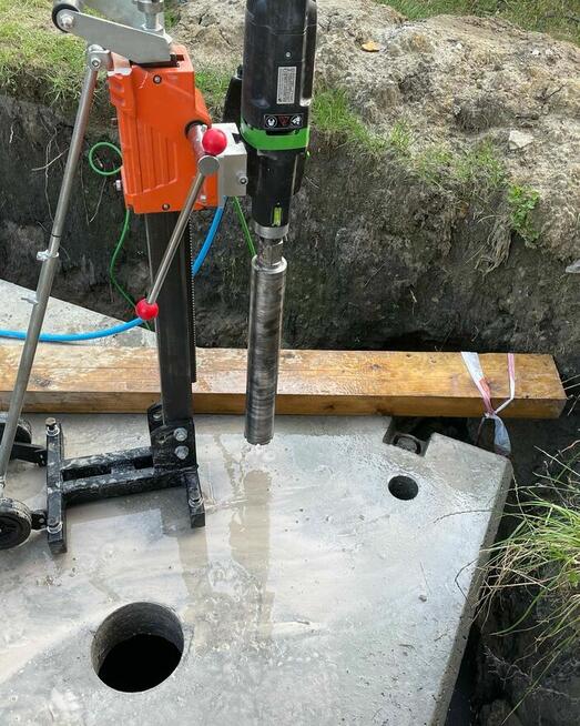 Wiercenie w betonie techniką diamentową Przewierty