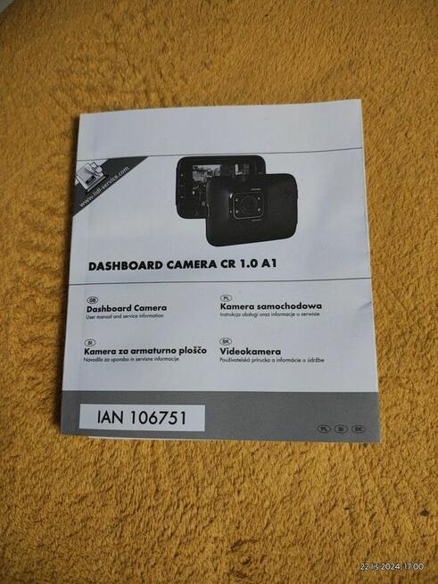 Kamera samochodowa Dashboard Camera CR 1.0 A1.