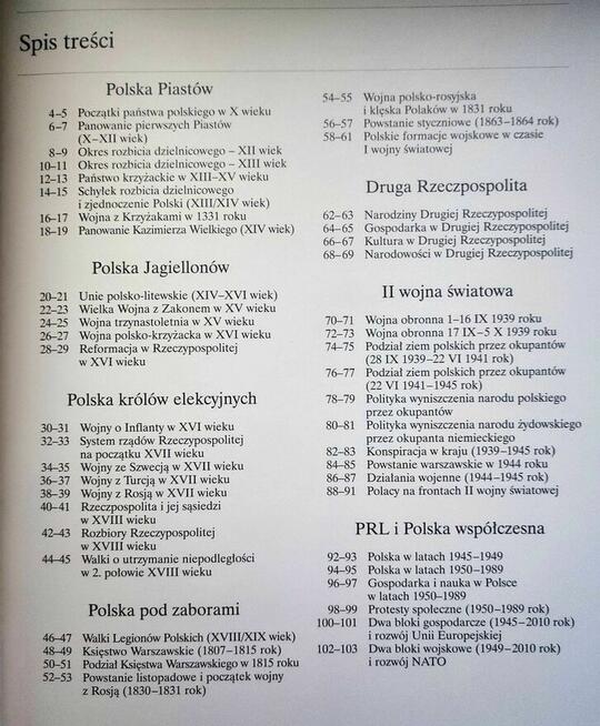 Książka Historia Atlas Polski bogato ilustrowana
