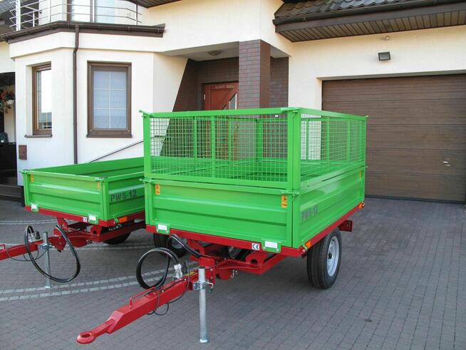 Przyczepa Wywrotka Przyczepka Traktorek Kubota Yanmar Iseki