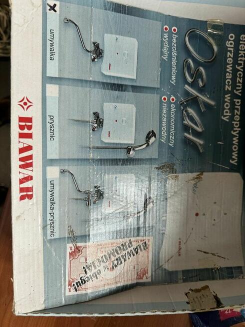 Przepływowy ogrzewacz wody Biawar OSKAR OP-5P