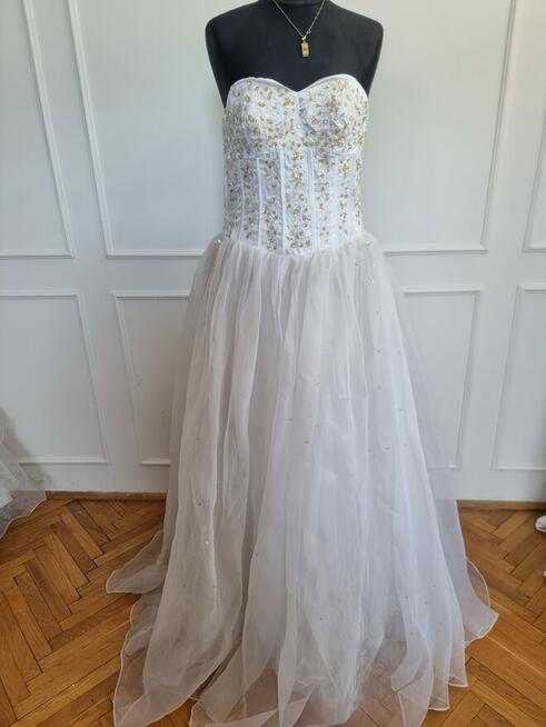 Suknia ślubna do przeróbki 38-40