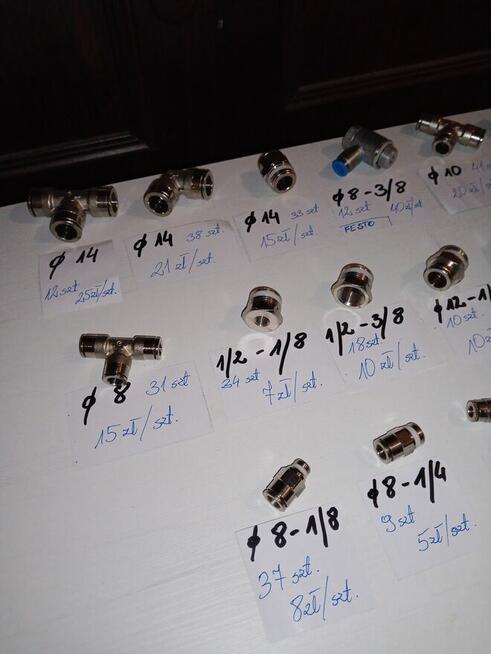 Camozzi Nowe złącza cena za całość 4,300 zł