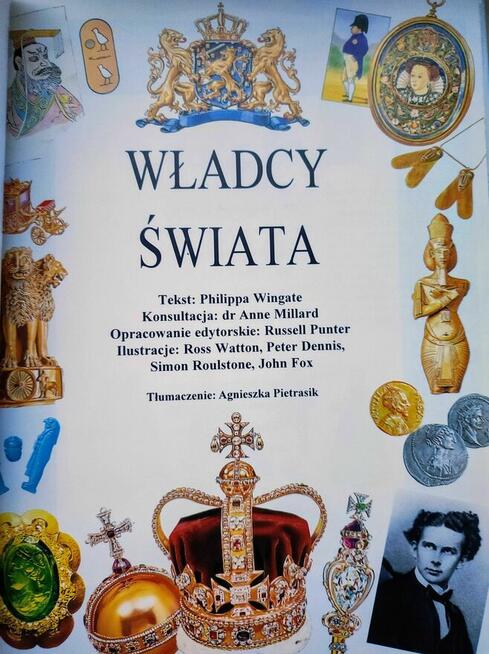Książka Wielcy władcy świata bogato ilustrowana