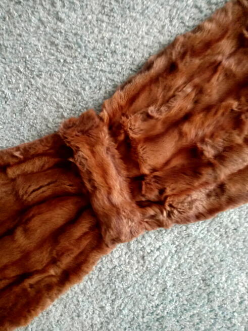 Szal z norek długość 210 cm, szerokość 30 cm